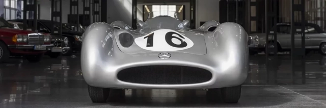 Mercedes W 196 R Fangio 1955 frontal Mercedes W 196 R Fangio 1955 frontal