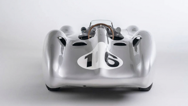 Mercedes W 196 R Fangio 1955 trasera Mercedes W 196 R Fangio 1955 trasera